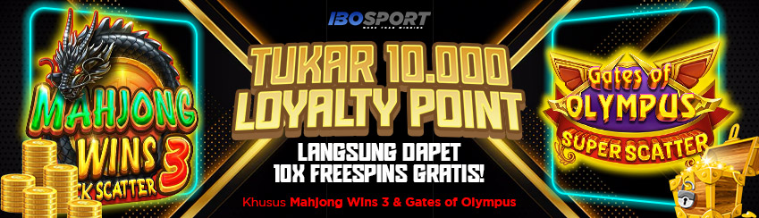 Tukar 10.000 LP dapat 10x Freespins